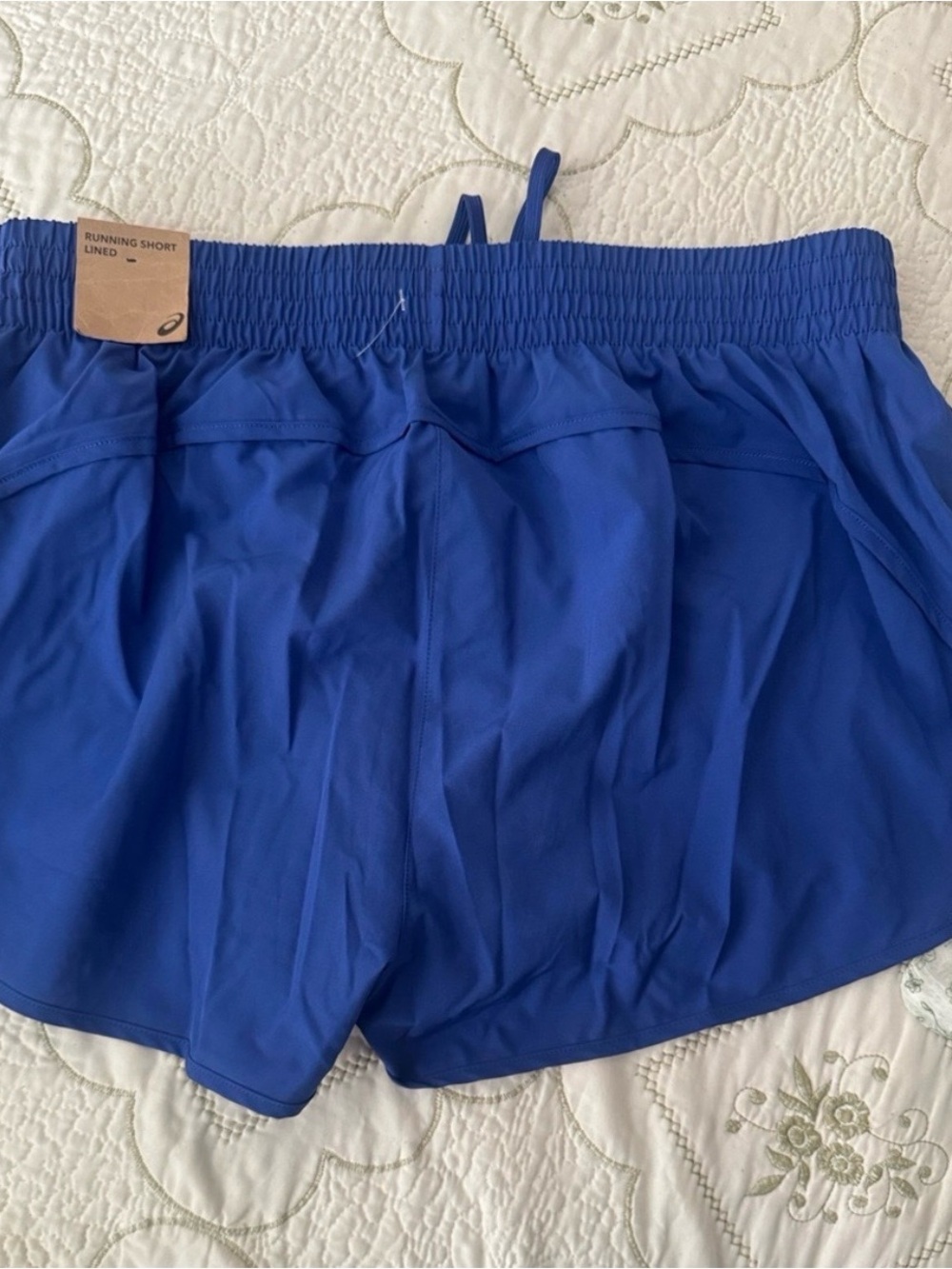 Asics women’s Athletic Shorts in Royal Blue